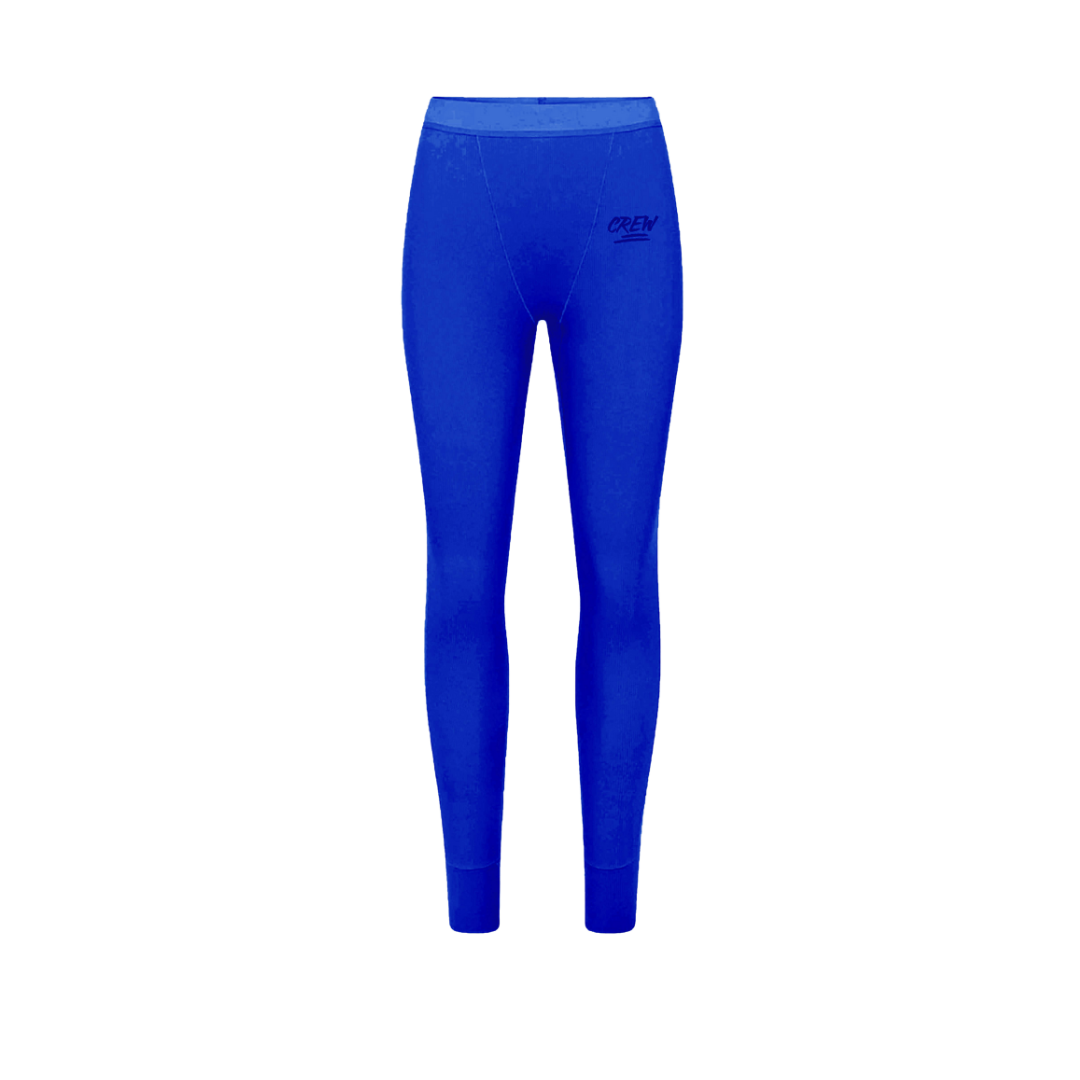 Lady CREW Ribbed Pants - Blue