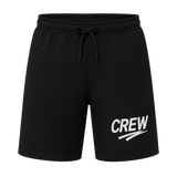 BLACK TRACK SHORTS
