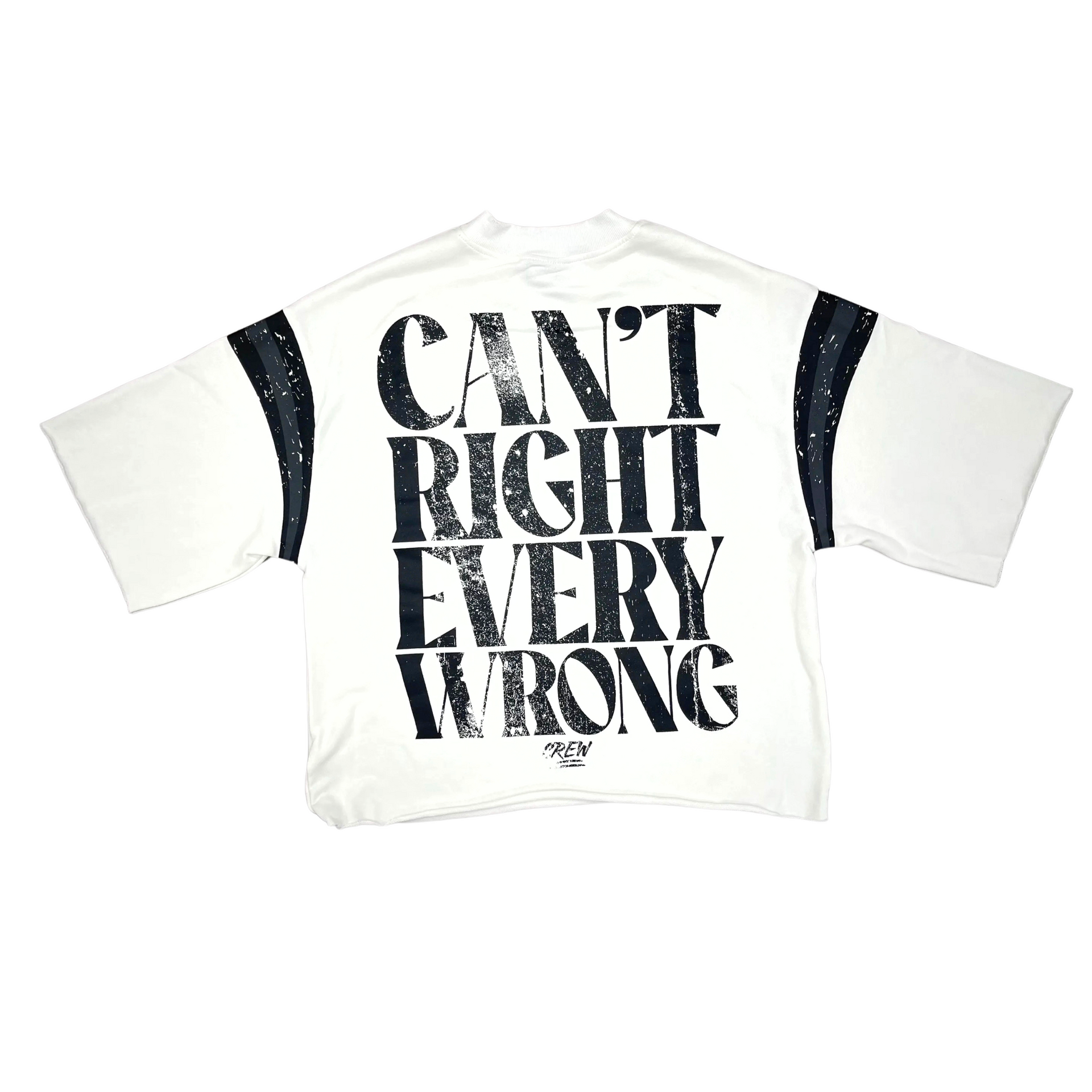 CREW SWEATER - White