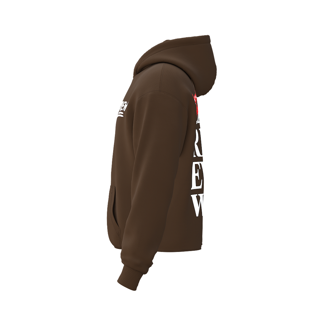 Hoodie Sorry Not Sorry - Brown