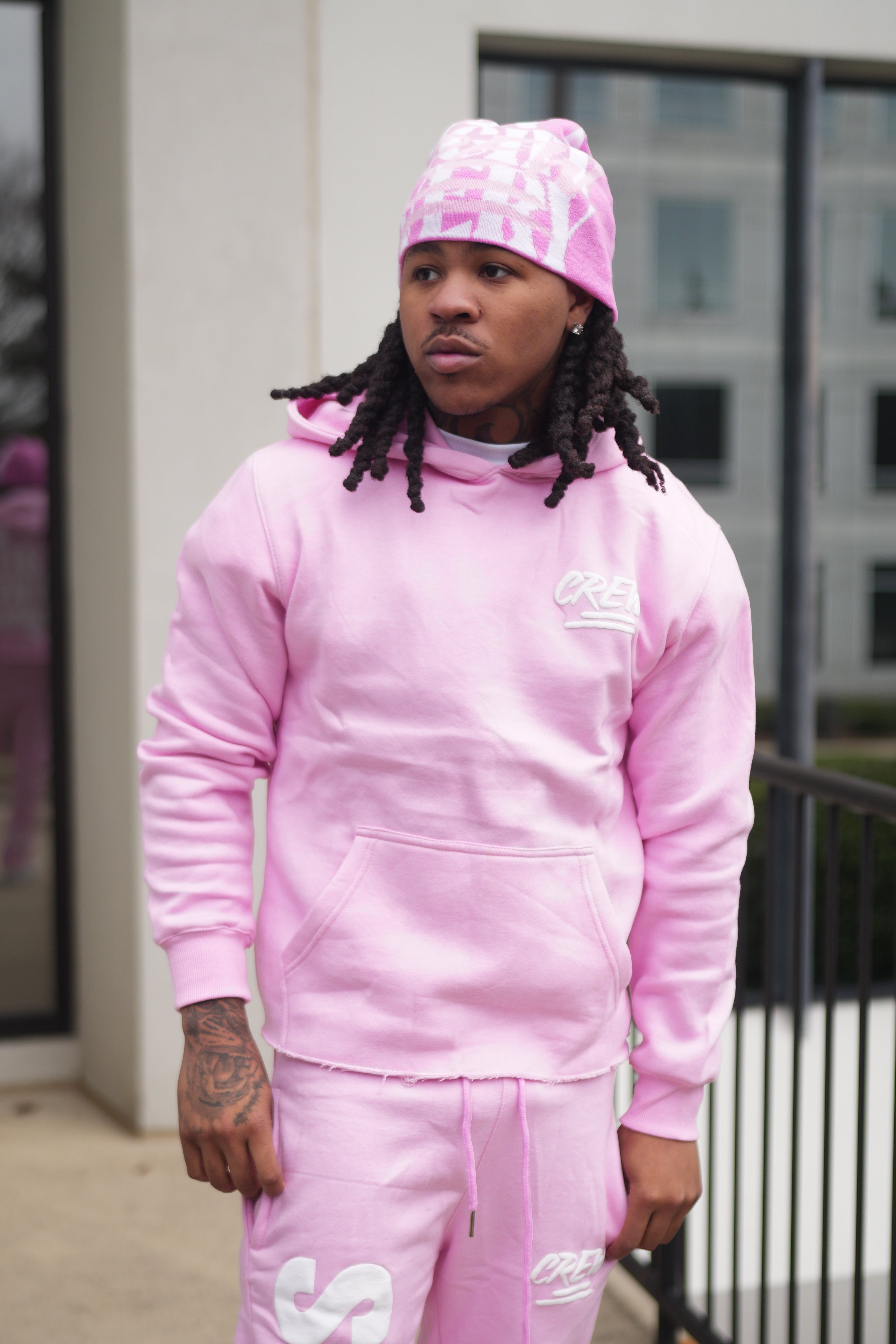 Pink Sorry Not Sorry Hoodie