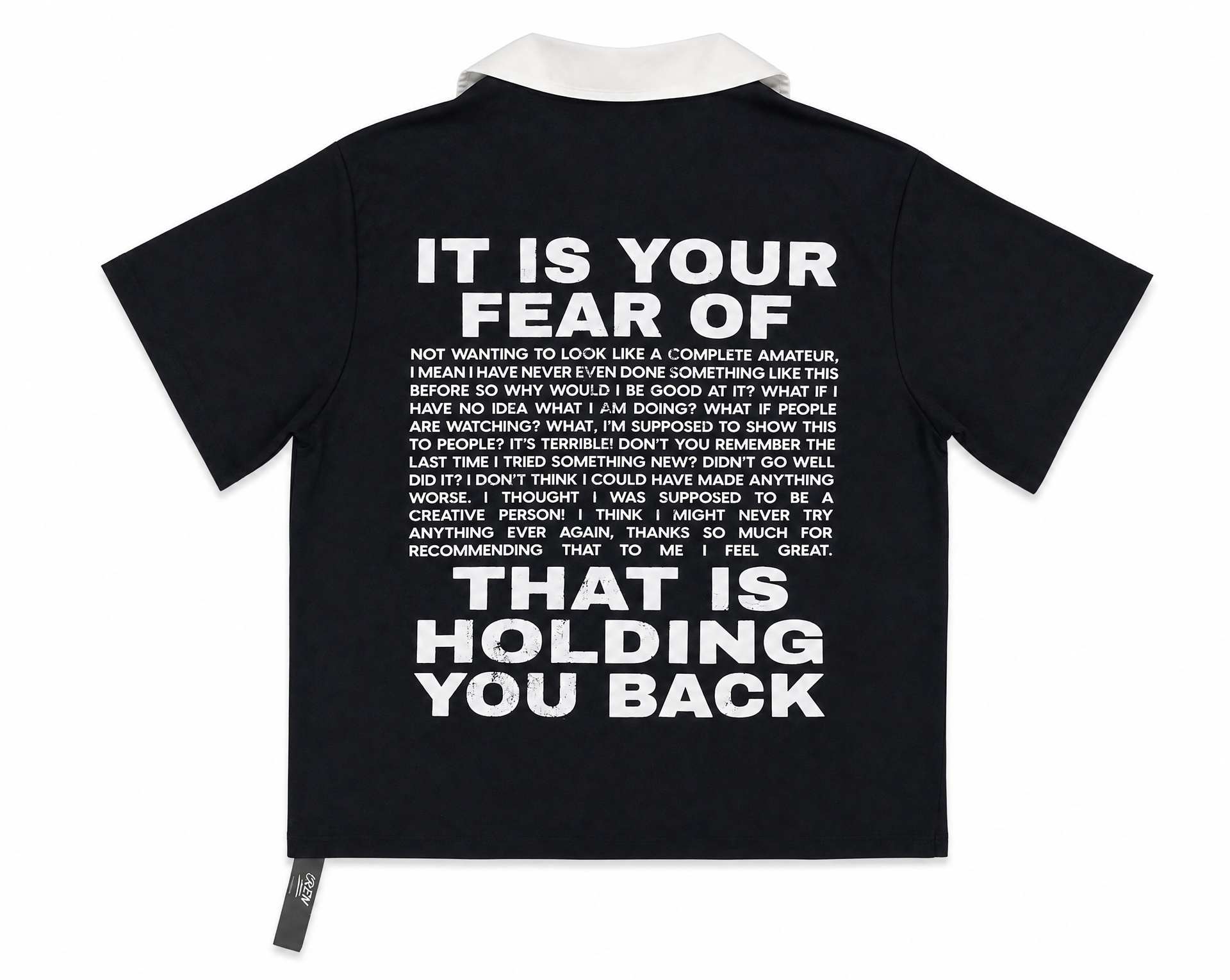 The Founders  CREW Button Up - BLACK