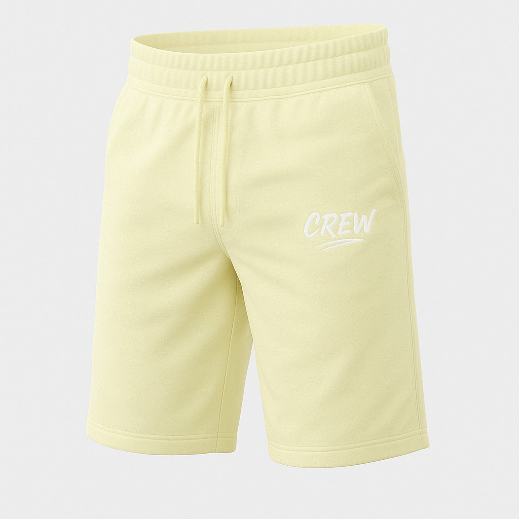 CREAM TRACK SHORTS (SHORTS ONLY)