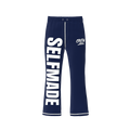 Stacked Flared CREW Pants - Navy