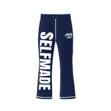 Stacked Flared CREW Pants - Navy