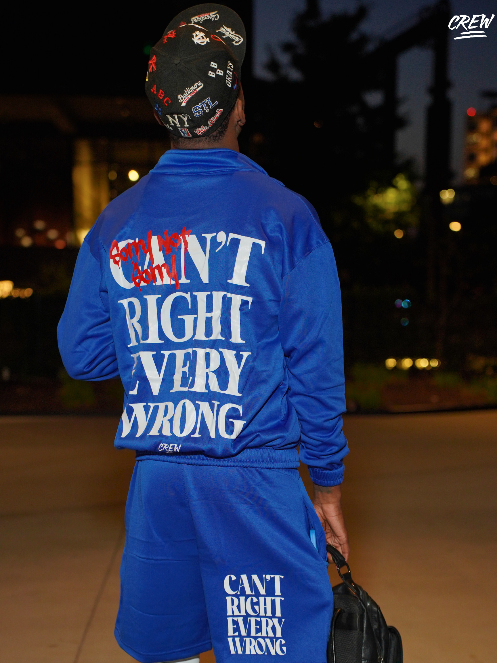 ROYAL BLUE TRACK JACKET