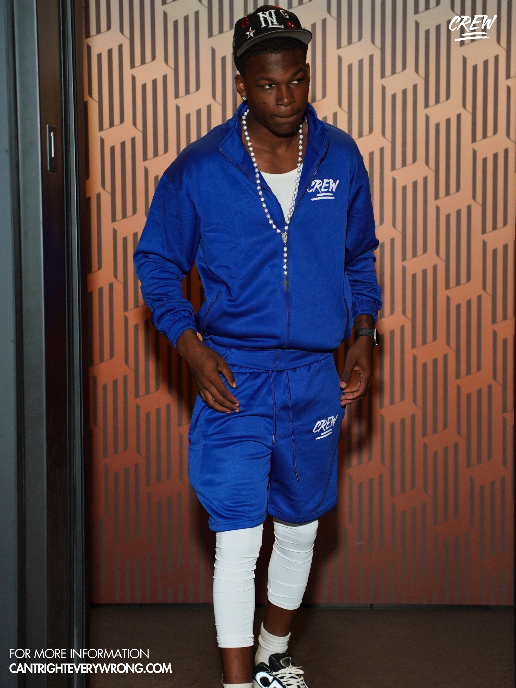 ROYAL BLUE TRACK JACKET