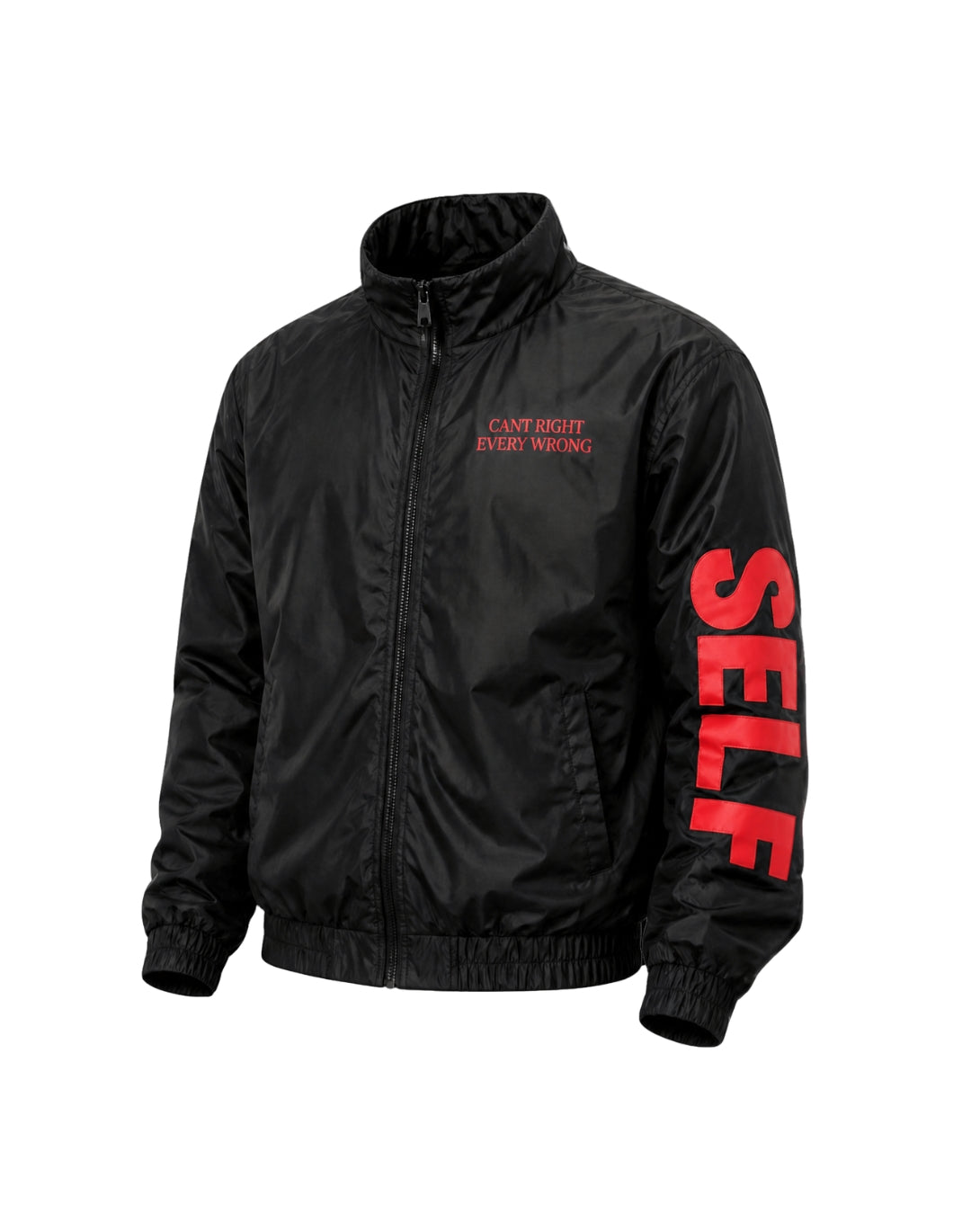 RED BUILT DIFFERENT TRACK JACKET