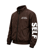 BROWN BUILT DIFFERENT TRACK JACKET