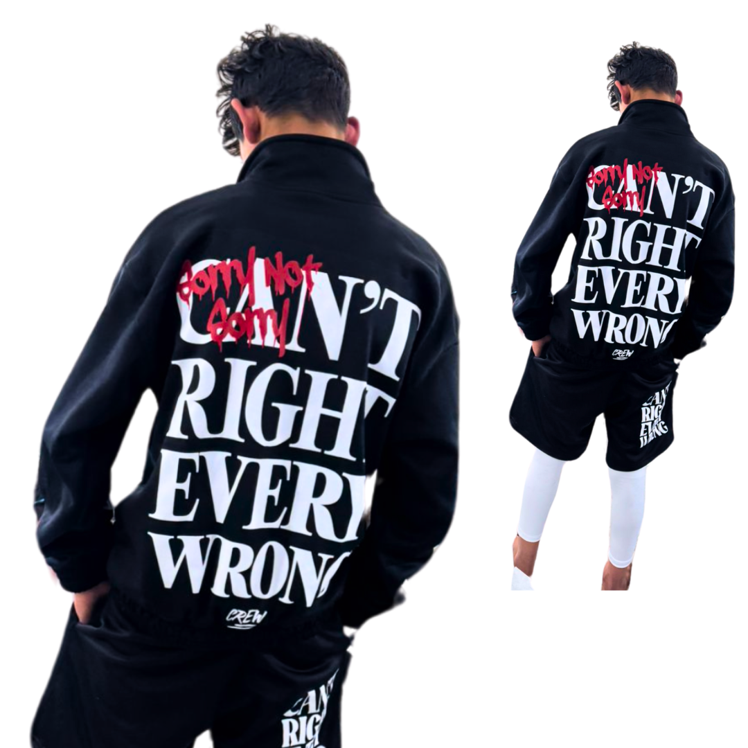 BLACK TRACK JACKET