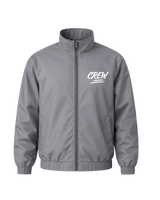 GREY NYLON TRACK JACKET