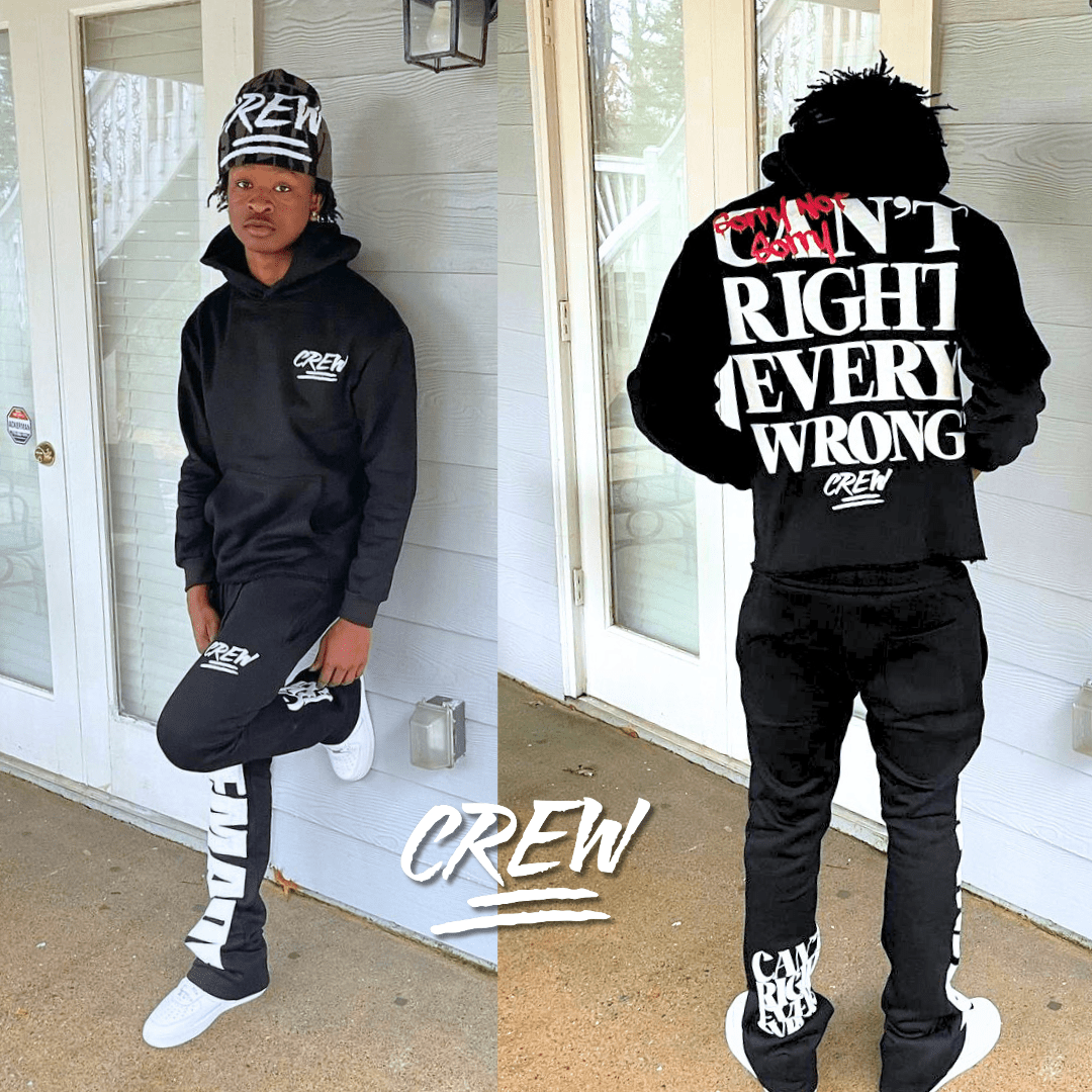 *BUNDLE DEAL* Hoodie and Pants - Sorry, Not Sorry Sets - Crew Fit Clothing