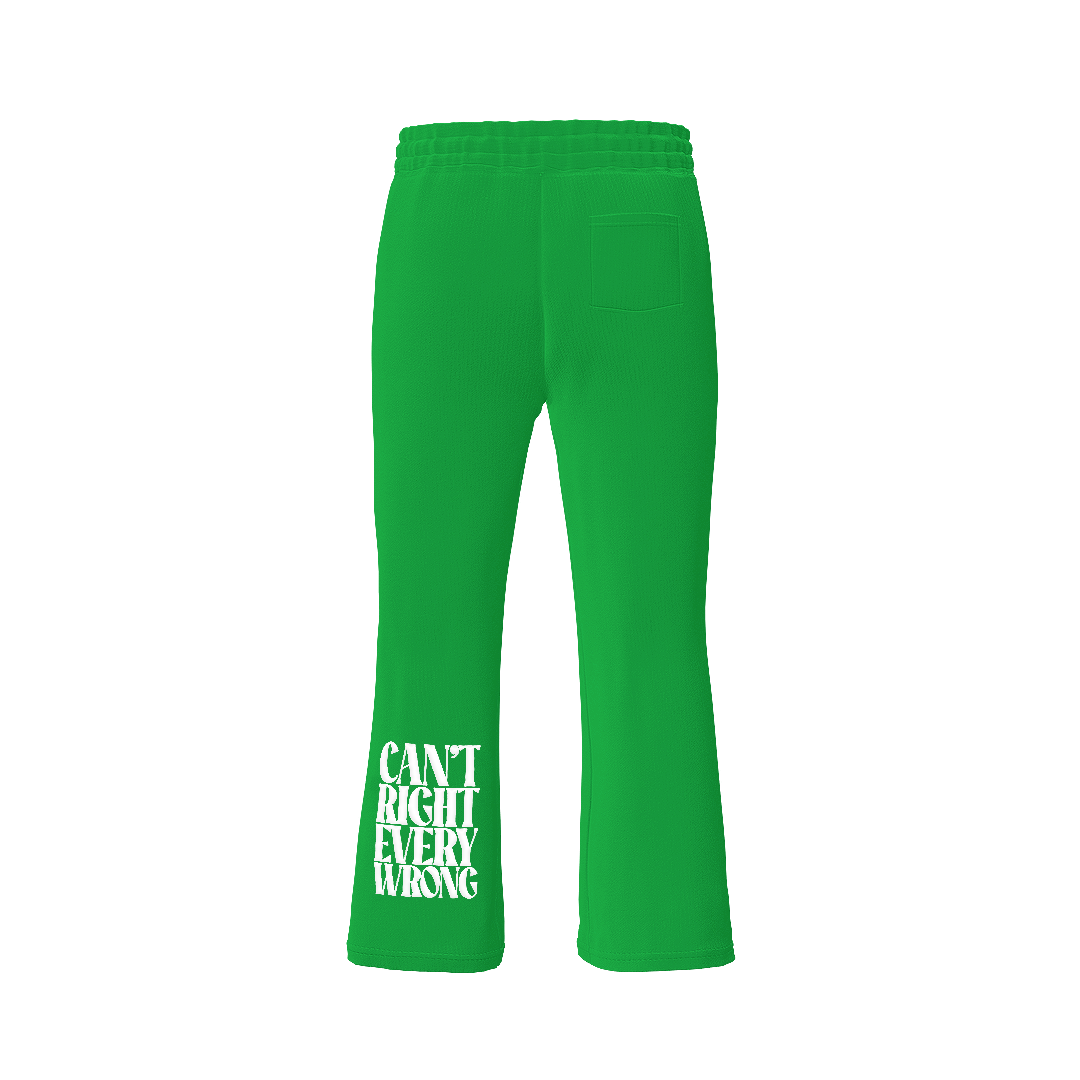 CREW Stacked Pants - Green - Crew Fit Clothing