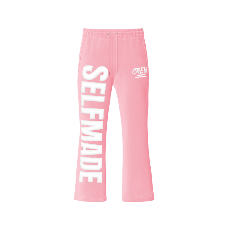 CREW Stacked Pants - Pink - Crew Fit Clothing