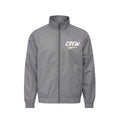 GREY NYLON TRACK JACKET