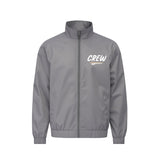 GREY NYLON TRACK JACKET
