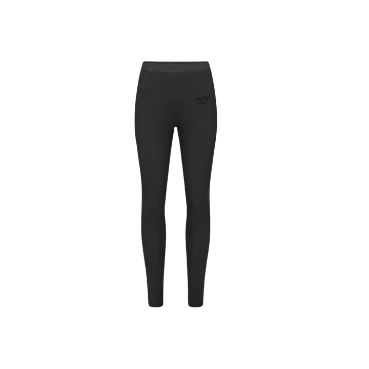 Lady CREW Ribbed Leggings - Black - Crew Fit Clothing